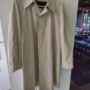London Fog Men's Tan Trench Coat